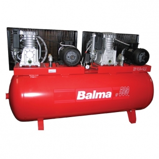 מדחס 500 ליטר 2X5.5 כ"ס BALMA 400V - מבית לוירון